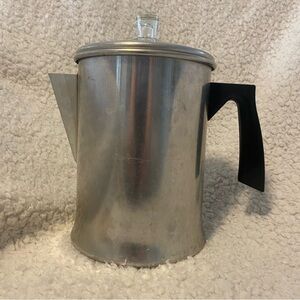 Vintage Foley 9 Cup Stove top Aluminum Percolator Coffee Pot Camping.